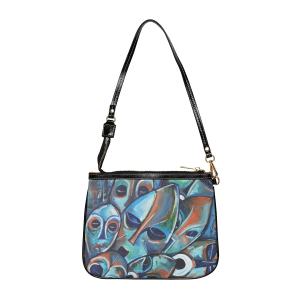 Abstract African Art Small Shoulder Bag