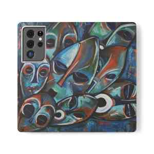African Abstracts Art Flip  Phone Cases