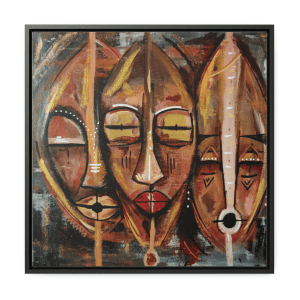 The Singing Duppies - Framed, Acrylic on Canvas
