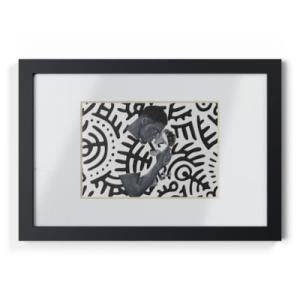 Framed, Signed Print - Her Keeper  - Karen Caldwell - Oya Arts