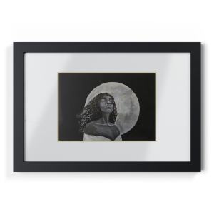 Framed & Signed Art Print - Moon Soul  - Karen Caldwell - Oya Arts
