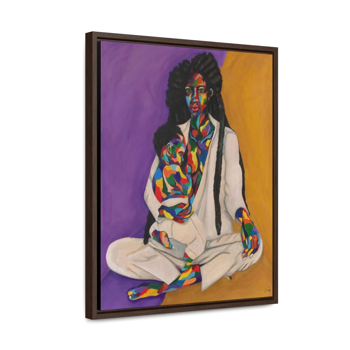 Assa Yaa Signed Gallery Canvas Wraps, Vertical Frame - Image 2