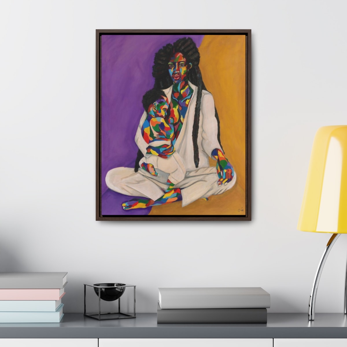 Assa Yaa Signed Gallery Canvas Wraps, Vertical Frame - Image 4