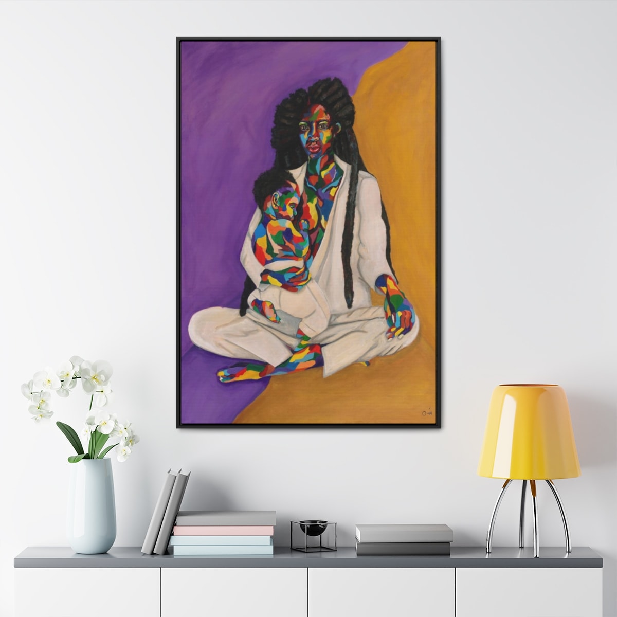 Assa Yaa Signed Gallery Canvas Wraps, Vertical Frame - Image 14