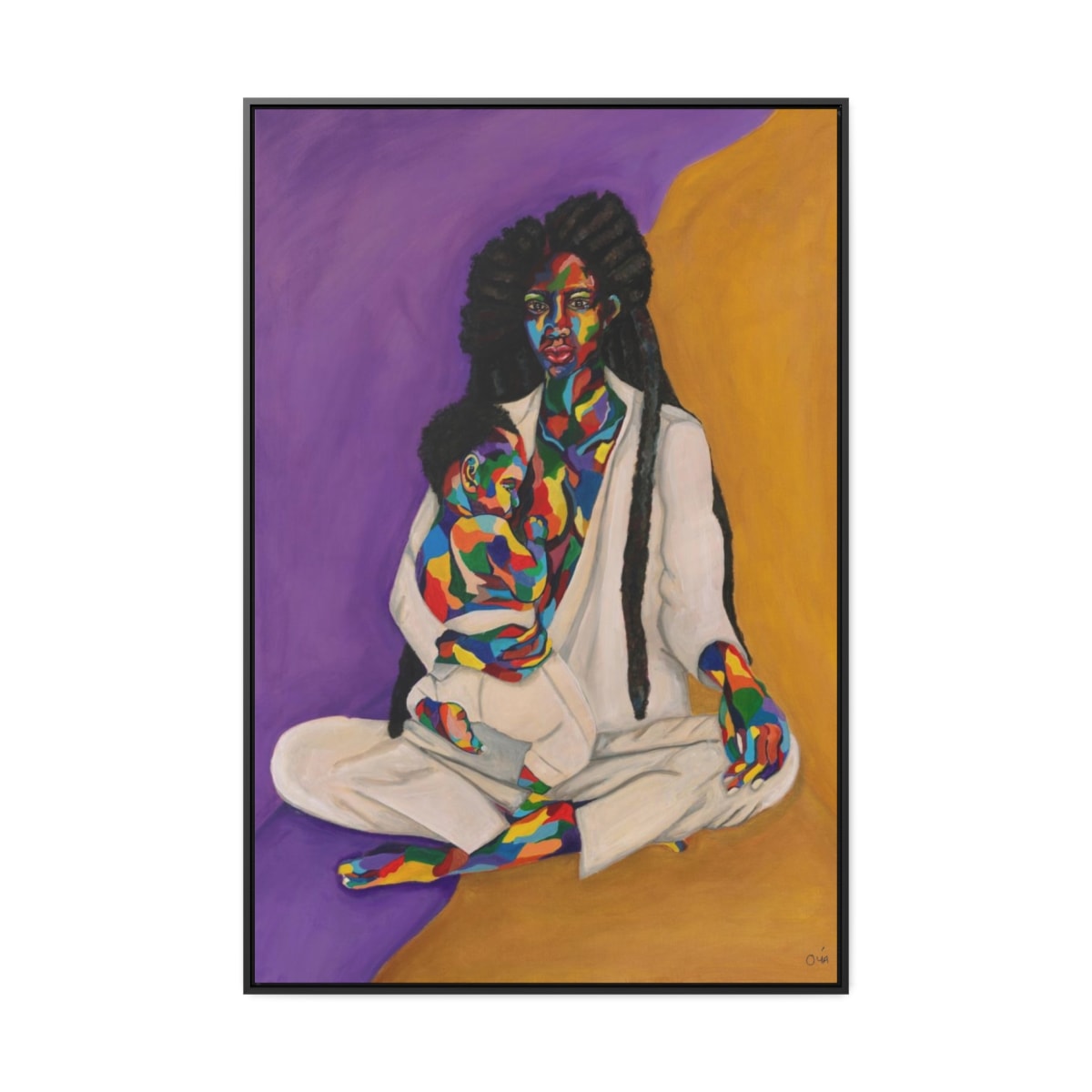 Assa Yaa Signed Gallery Canvas Wraps, Vertical Frame - Image 11
