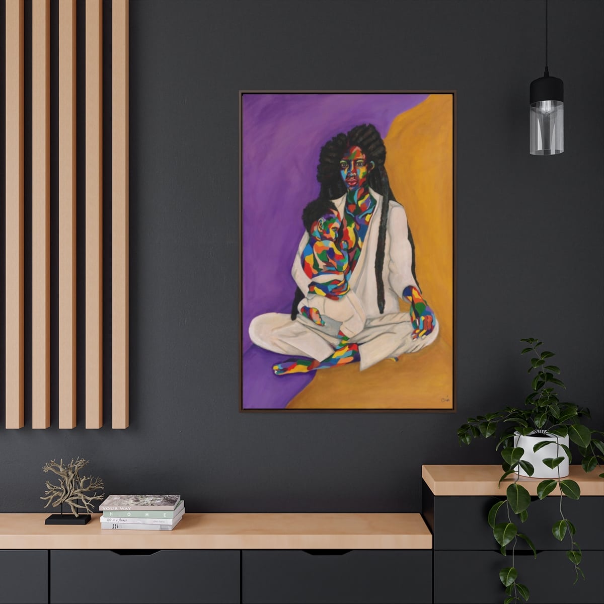 Assa Yaa Signed Gallery Canvas Wraps, Vertical Frame - Image 20