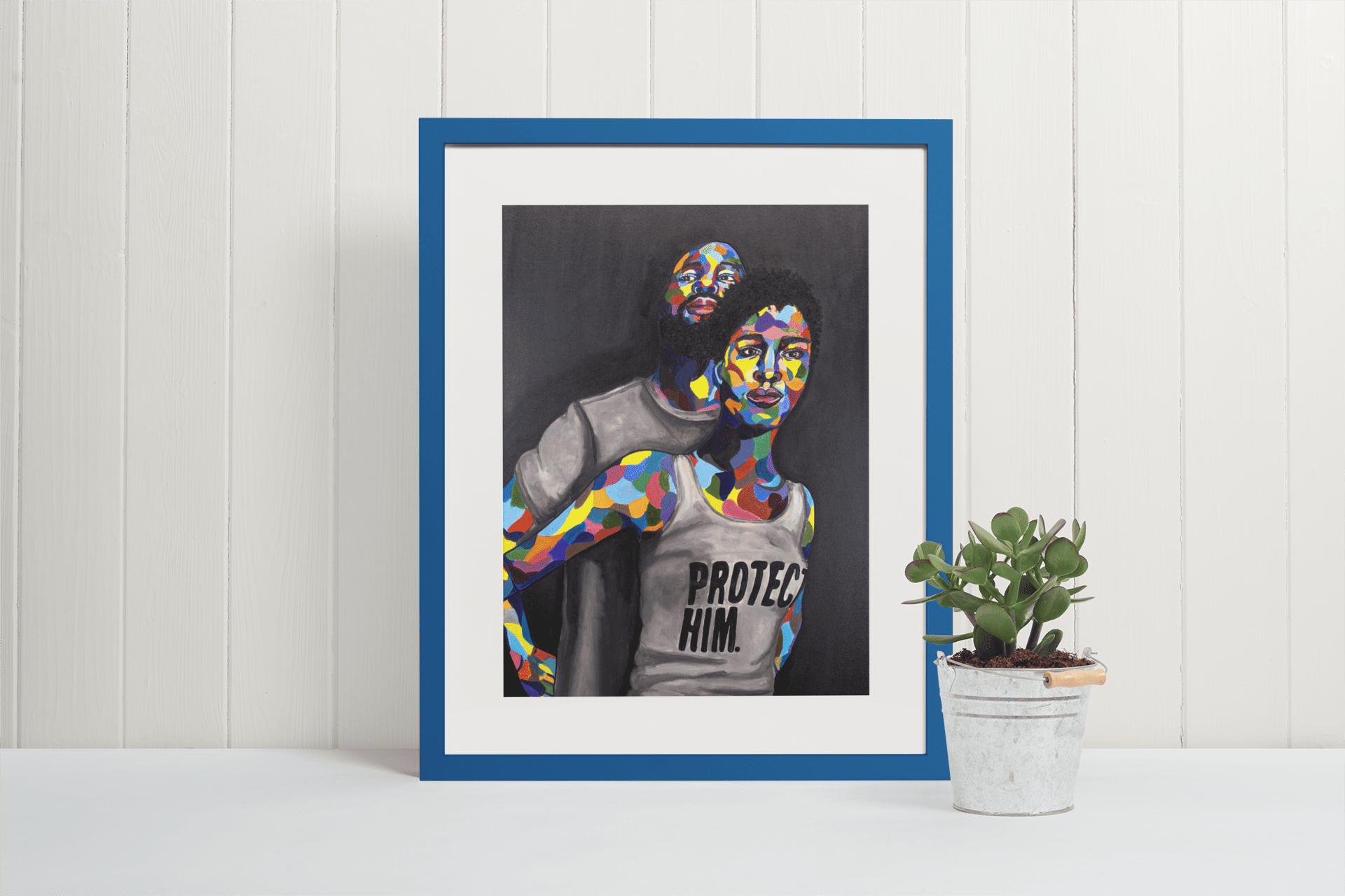 Signed, Protection v2 matted Print - Image 3