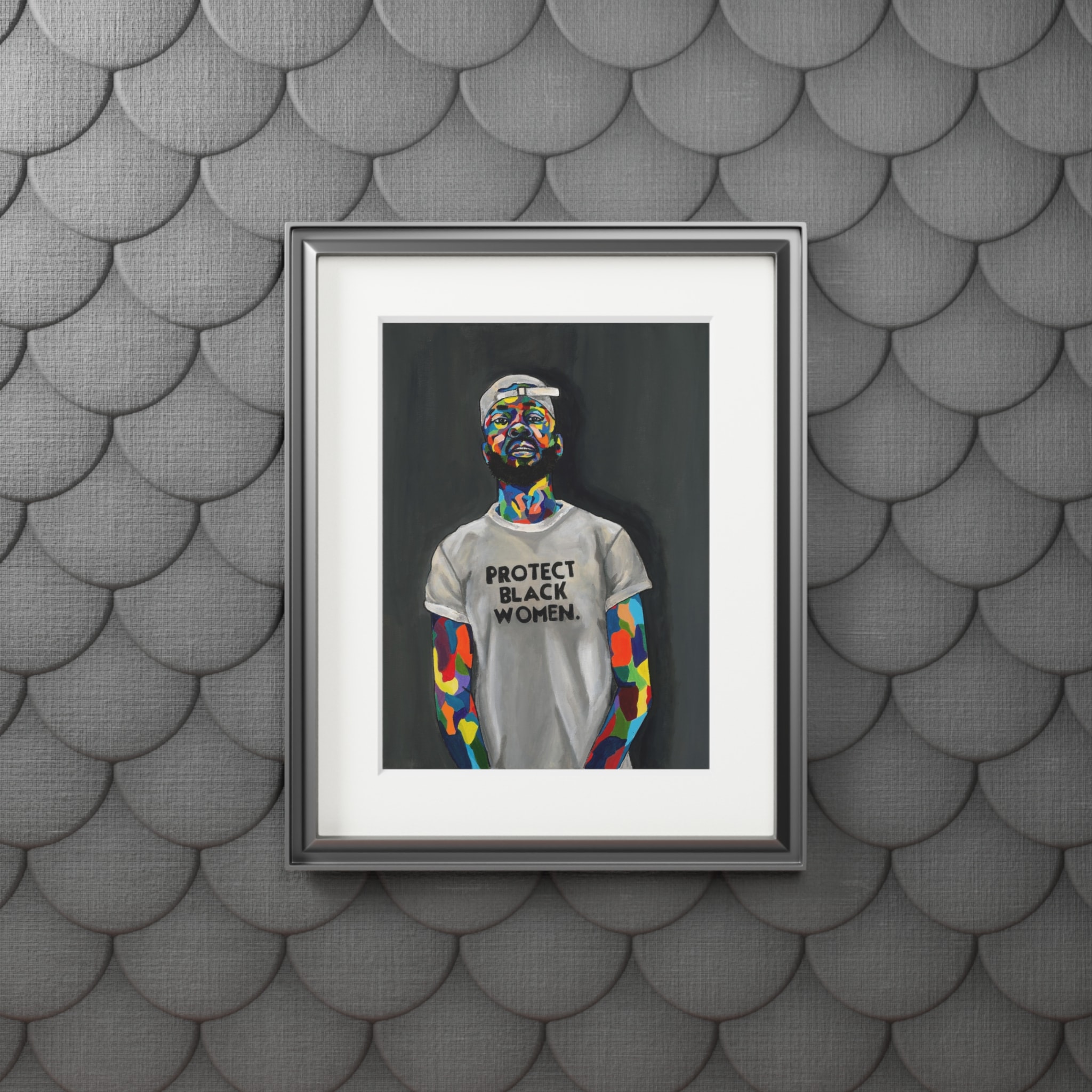 Signed, Protection v1 matted Print - Image 3