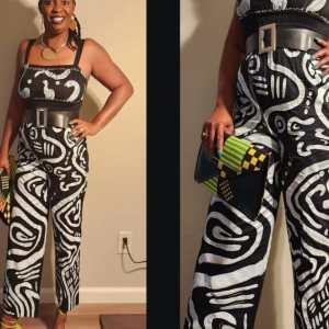 Hand Painted Jumpsuit