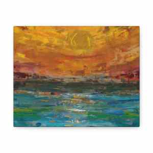 Sunset in Bim Canvas Print