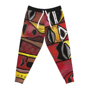 Vibrant Artistic Athletic Joggers