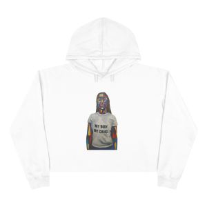 My Body My Choice Crop Hoodie - Empowering Statement Pullover for Feminists