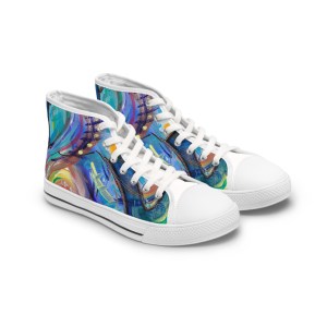 Abstract High Top Sneakers