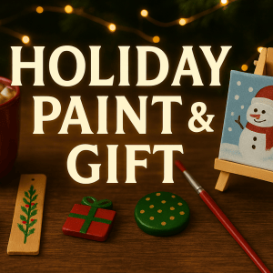 Paint & Gift Ticket: Saturday 21 Dec 2.00pm
