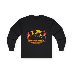 Raised on the 80s Long Sleeve Tee — "Proceed Accordingly" Retro Vintage Graphic